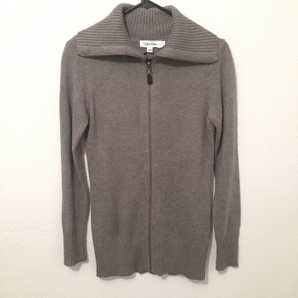 NWT Calvin Klein Full Zip Jacket Men’s Grey